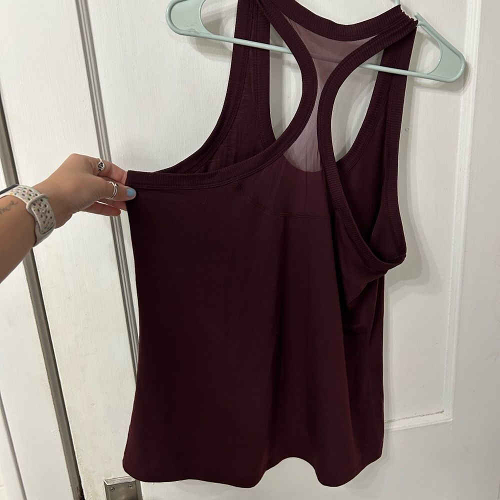 Athleta Dark Maroon Tank Top - Picture 5 of 5